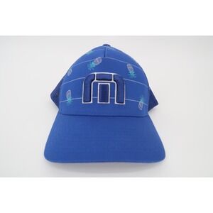 Travis Mathews Big Bend Pineapples Golf Hat Cap Mesh Snapback Adjustable